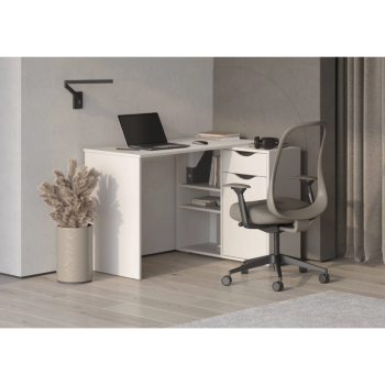 Стол письменный, арт.6-011110, рамух белый (ГК) в Полевском - polevskoj.mebel-e96.ru