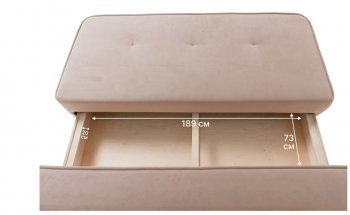 Диван-кровать 1001 бежевый (Brendoss) в Полевском - polevskoj.mebel-e96.ru