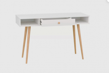 Стол письменный, арт.6-01102, белый (ГК) в Полевском - polevskoj.mebel-e96.ru