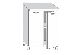 2.60.2 Кира Шкаф-стол с двумя дверцами (б/столешницы) в Полевском - polevskoj.mebel-e96.ru | фото