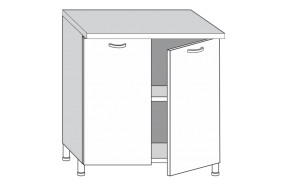 2.80.2 Кира Шкаф-стол с двумя дверцами (б/столешницы) в Полевском - polevskoj.mebel-e96.ru | фото