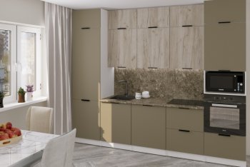 Кухонный гарнитур Альба экстра 2 3000 мм (ПМ)  (Герда) в Полевском - polevskoj.mebel-e96.ru