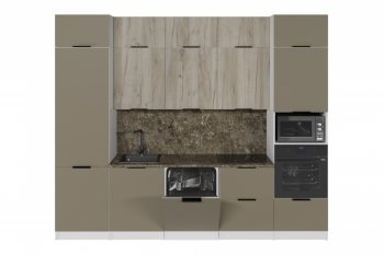 Кухонный гарнитур Альба экстра 2 3000 мм (ПМ)  (Герда) в Полевском - polevskoj.mebel-e96.ru