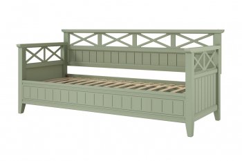Кровать из массива Амелия зеленый самшит (БМ) в Полевском - polevskoj.mebel-e96.ru