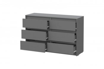 Комод Айден КМ06-1200 серый графит (ИЦ) в Полевском - polevskoj.mebel-e96.ru
