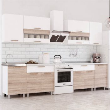 Кухонный гарнитур Айсбери 2400 мм (БТС) в Полевском - polevskoj.mebel-e96.ru