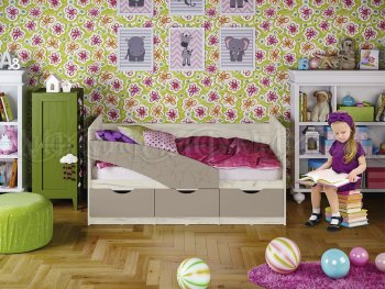 Кровать Бабочки Шарли мокко (Миф) в Полевском - polevskoj.mebel-e96.ru