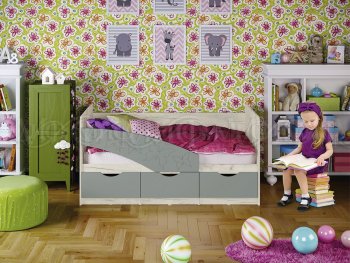 Кровать Бабочки Шарли бриз (Миф) в Полевском - polevskoj.mebel-e96.ru