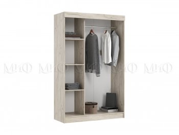 Шкаф-купе Бася 1300 мм крафт/кашемир (Миф) в Полевском - polevskoj.mebel-e96.ru
