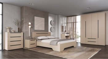 Британа Комод 4 ящика (Лин) в Полевском - polevskoj.mebel-e96.ru
