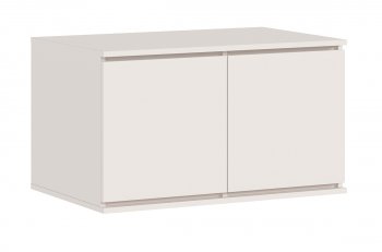 Шкаф 800 мм Челси двустворчатый с антресолью, сонома/белый (Миф) в Полевском - polevskoj.mebel-e96.ru