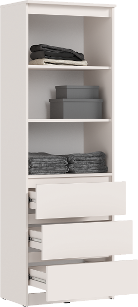 Стеллаж Челси кашемир (Миф) в Полевском - polevskoj.mebel-e96.ru