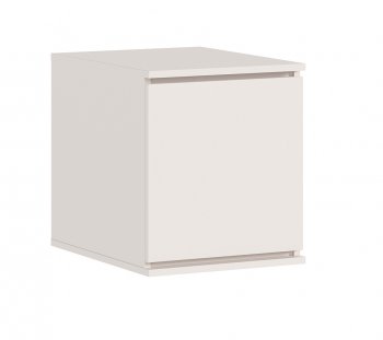 Пенал Челси 450 мм с антресолью сонома/белый (Миф) в Полевском - polevskoj.mebel-e96.ru