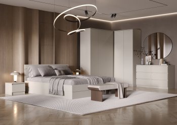 Спальный гарнитур Челси Кашемир. модульный (Миф) в Полевском - polevskoj.mebel-e96.ru