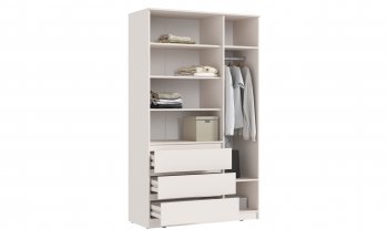 Шкаф 1200 мм Челси с антресолью Кашемир (Миф) в Полевском - polevskoj.mebel-e96.ru