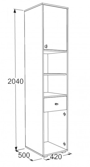 Набор детской мебели Омега-18 (модульная) в Полевском - polevskoj.mebel-e96.ru