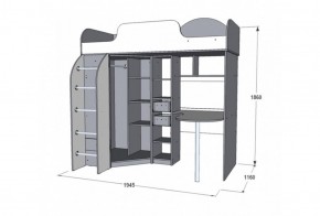 Набор детской мебели Омега-18 (модульная) в Полевском - polevskoj.mebel-e96.ru