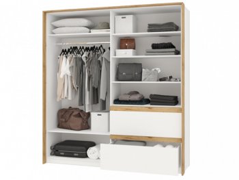 Шкаф 2000 мм Дубай сек №11 (Росток) в Полевском - polevskoj.mebel-e96.ru