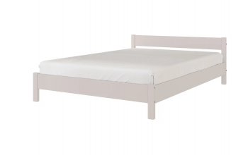 Кровать из массива Эби Льняной (БМ) в Полевском - polevskoj.mebel-e96.ru