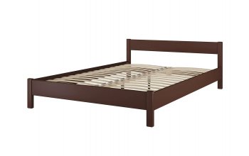 Кровать из массива Эби Орех (БМ) в Полевском - polevskoj.mebel-e96.ru