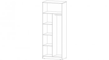 Шкаф 800 мм Элегант Белый (Лин) в Полевском - polevskoj.mebel-e96.ru