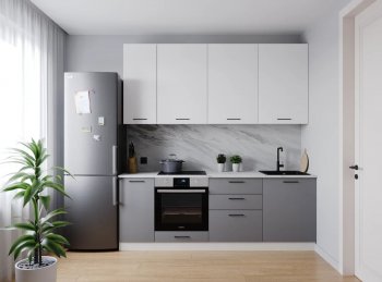 Кухонный гарнитур Элеганция 2200 мм (Санвут) в Полевском - polevskoj.mebel-e96.ru