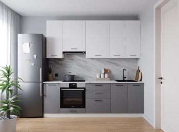 Кухонный гарнитур Элеганция 2400 мм Sanvut в Полевском - polevskoj.mebel-e96.ru