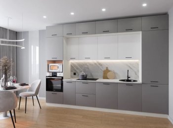 Кухонный гарнитур Элеганция 3400 мм (Санвут) в Полевском - polevskoj.mebel-e96.ru