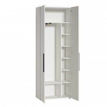 Шкаф для одежды 800 мм Эйр 13.340 белый (Моби) в Полевском - polevskoj.mebel-e96.ru