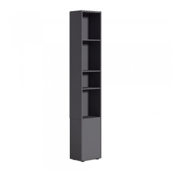 Шкаф модульный Эйр, графит (Моби) в Полевском - polevskoj.mebel-e96.ru
