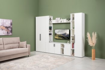 Шкаф для одежды 800 мм Эйр 13.340 белый (Моби) в Полевском - polevskoj.mebel-e96.ru