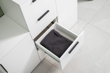 Стенка Эйр модульная, белый (Моби) в Полевском - polevskoj.mebel-e96.ru