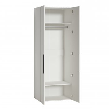 Шкаф для одежды 800 мм Эйр 13.341 белый (Моби) в Полевском - polevskoj.mebel-e96.ru