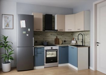 Кухонный гарнитур угловой Фьюжн 2000*1200 мм (Sanvut) в Полевском - polevskoj.mebel-e96.ru