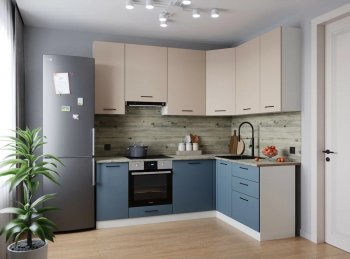 Угловой кухонный гарнитур Фьюжн 2200*1600 мм Sanvut в Полевском - polevskoj.mebel-e96.ru