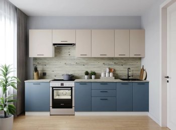 Кухонный гарнитур Фьюжн 3000 мм (Санвут) в Полевском - polevskoj.mebel-e96.ru