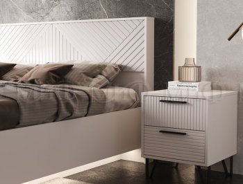 Спальный гарнитур Флэш кашемир, модульный (Миф) в Полевском - polevskoj.mebel-e96.ru