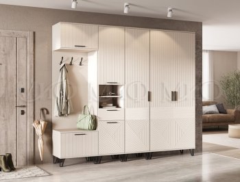Прихожая Флэш модульная, кашемир (Миф) в Полевском - polevskoj.mebel-e96.ru
