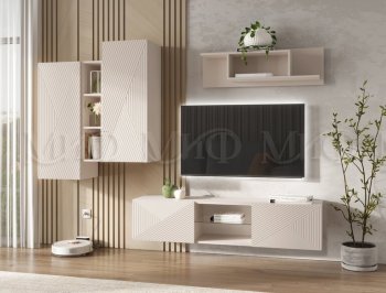 Стенка Флэш кашемир (Миф) в Полевском - polevskoj.mebel-e96.ru