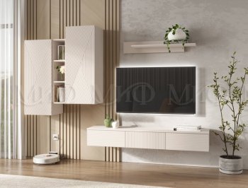 Стенка Флэш комп.2 кашемир (Миф) в Полевском - polevskoj.mebel-e96.ru