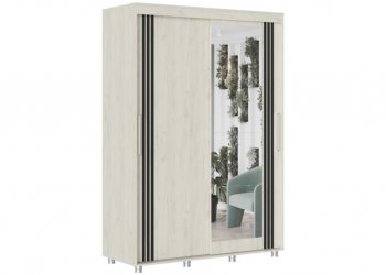 Шкаф-купе 1500 мм Форест крафт белый (Стиль) в Полевском - polevskoj.mebel-e96.ru