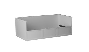 Кровать 900 с подъемным механизмом Фрея (СБК) в Полевском - polevskoj.mebel-e96.ru