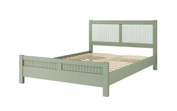 Кровать из массива Фрида Зеленый самшит (БМ) в Полевском - polevskoj.mebel-e96.ru