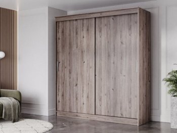 Шкаф-купе 2000 мм Гранд-1 ЛДСП, дуб горный (Эра) в Полевском - polevskoj.mebel-e96.ru