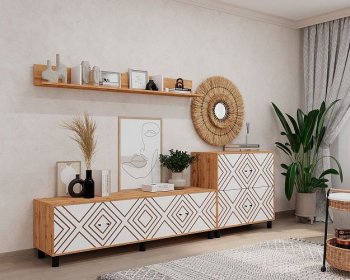 Стенка HYGGE комп.2 ромбы (Мама) в Полевском - polevskoj.mebel-e96.ru