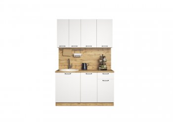 КУхонный гарнитур Хелмер 1400 мм (Сурская) в Полевском - polevskoj.mebel-e96.ru