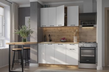 КУхонный гарнитур Хелмер 1400 мм (Сурская) в Полевском - polevskoj.mebel-e96.ru