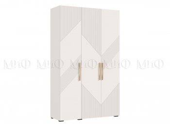 Шкаф 1350 мм Ирис с антресолью, кашемир (Миф) в Полевском - polevskoj.mebel-e96.ru