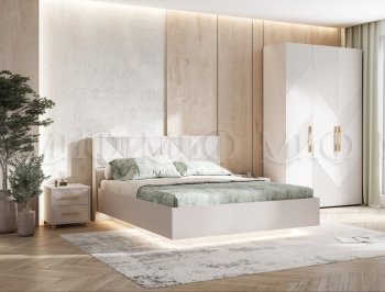 Спальный гарнитур Ирис кашемир, модульный (Миф) в Полевском - polevskoj.mebel-e96.ru