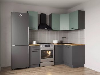 Кухонный гарнитур угловой Изумруд 2000х1200 в Полевском - polevskoj.mebel-e96.ru